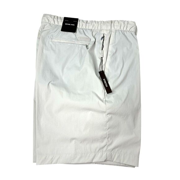 Michael Kors Men's Nylon Stretch Performance Shorts, Size XL, Aluminum - Picture 12 of 15